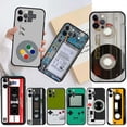 thumbnail image 2 of Funda de casete de cámara Vintage para Apple iPhone 11 13 12 14 Pro 7 XR X XS Max 8 6 6S Plus SE 2020 13Pro, funda negra para teléfono, Capa 14 Tan Jianjun unisex, 2 of 2