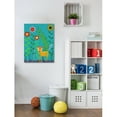 thumbnail image 3 of Marmont Hill "Yellow Fox" by Sascalia Painting Print on Wrapped Canvas, 3 of 7