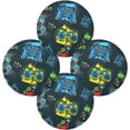 thumbnail image 2 of Gamepad Controller Round Placemats Washable Placemats Non-Slip Heat-Resistant Table Place Mats for Dining Kitchen Holiday Party Table Decoration 15.4"-6PCS Table Mat, 2 of 7