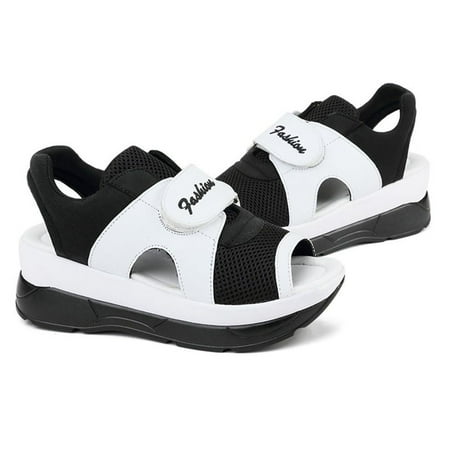 

Clearance Fish Mouth Heightening Thick Bottom Sandals Women s Shoes Student Sandals