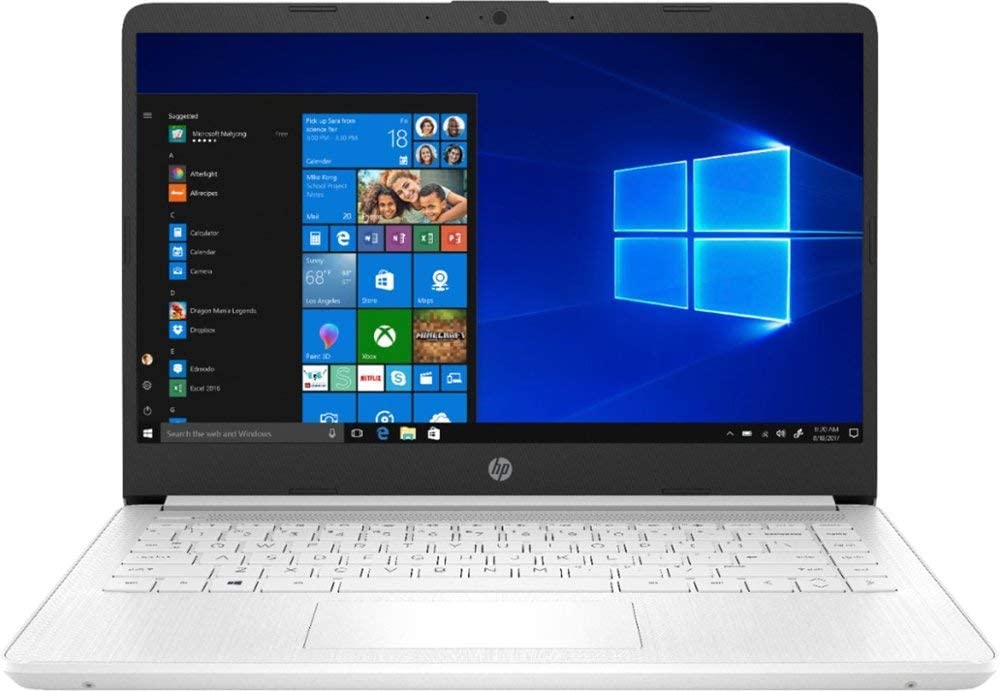 Restored HP Laptop 14dq0002dx HD 14" Display Intel Celeron N4020 1