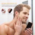 thumbnail image 4 of Beard Grooming Comb Kit Dual Wood Comb Mustache Shears Facial Hair Scissors for Men Beard Mustache Trimming Tools, 4 of 8