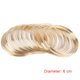 thumbnail image 3 of Brazalete de alambre de joyería de 100 círculos, fabricación de pulseras, envoltura de alambre de abalorios, fabricación de joyas DIY, Ropa, zapatos y accesorios Miscelánea chapado en oro KC Jumpingount HA2546-03B, 3 of 6
