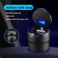 thumbnail image 3 of Car Ashtray With LED Light Universal Autmotive Smell Proof Fireproof New J4, 3 of 8