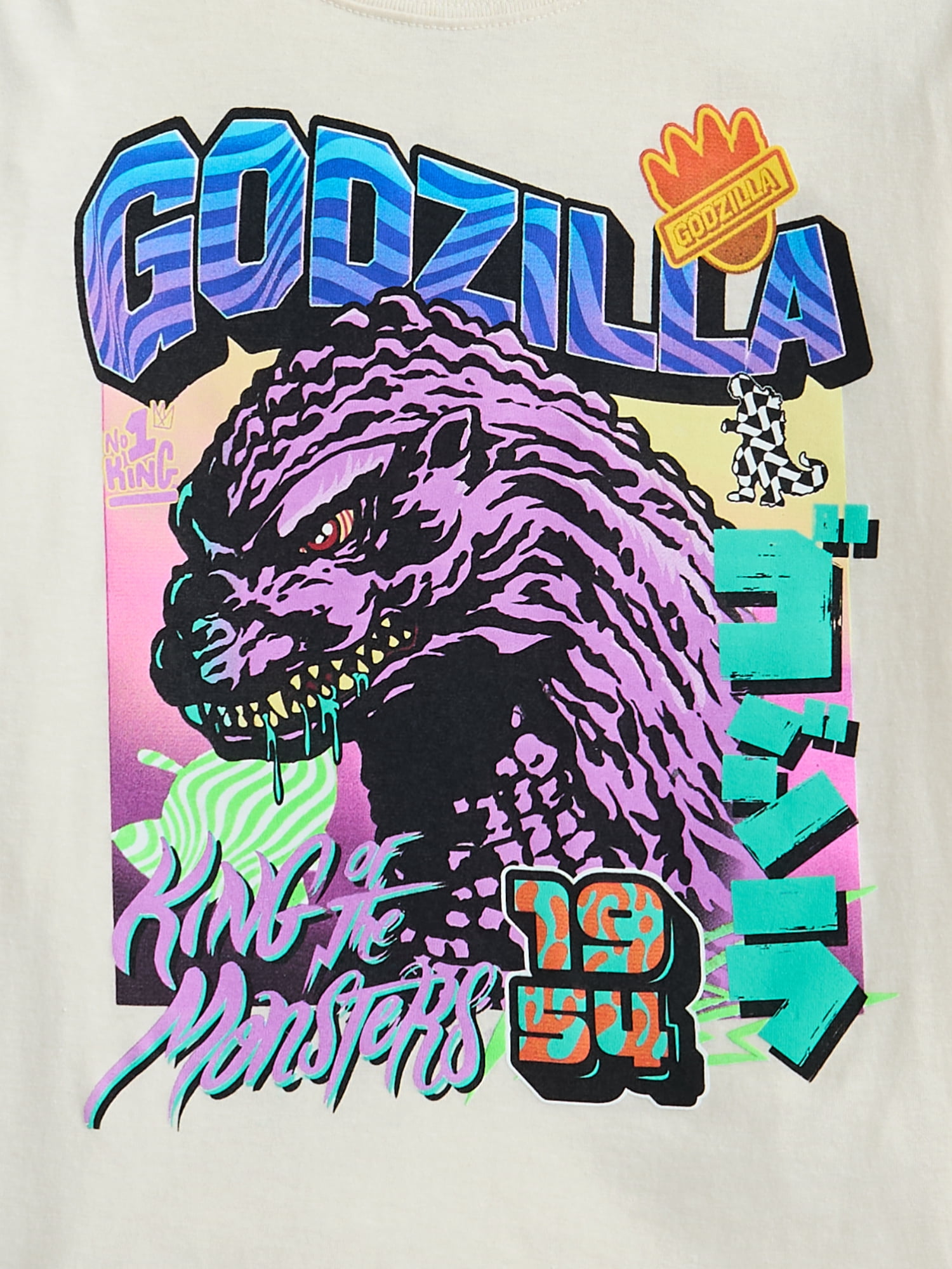 Godzilla Boys Crewneck Graphic Tee with Short Sleeves, 3-Pack, Sizes XS-2XL