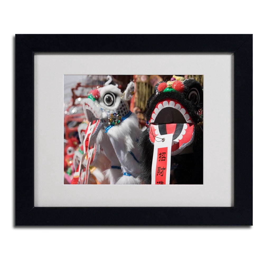 Trademark Fine Art "Chinese New Year" by Yale Gurney, Wood Frame