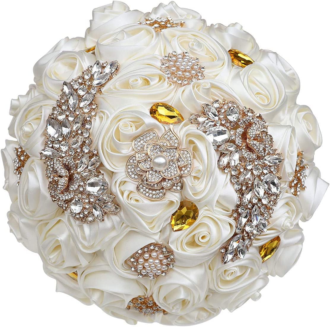 Flower Bouquet Rhinestones Diamond Pins for Wedding Florist Accessorie –  BBJ WRAPS