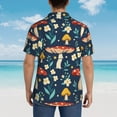 thumbnail image 6 of Disketp Hawaiian Shirts For Men,Colorful Mushrooms Print Mens Casual Short Sleeve Button Down Shirts Beach Shirt, 6 of 8