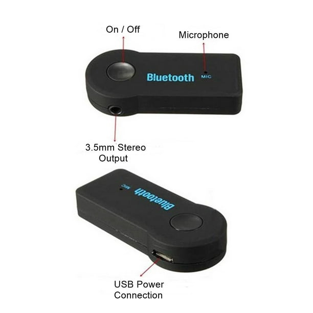 Répéteur WiFi GENERIQUE Adaptateur noir bluetooth 5. 0 jack 3. 5mm pour  musique audio aux hifi lecteur gratuit pour télévision haut-parleurs  écouteurs pc