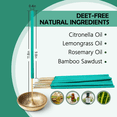 thumbnail image 4 of Gragaski 24-Pack Large Lemongrass Citronella Incense Sticks: Long-Lasting Natural Ingredients for Summer, Indoor and Outdoor Use - Perfect for Worship, Aromatherapy, Yoga, Travel, Garden, Camping, BBQ, 4 of 6