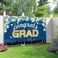 thumbnail image 3 of Graduation Banner Durable Polyester Black Gold Design Wrinkle Resistant for Photo Booth Party Classroom Ceremony, 3 of 3