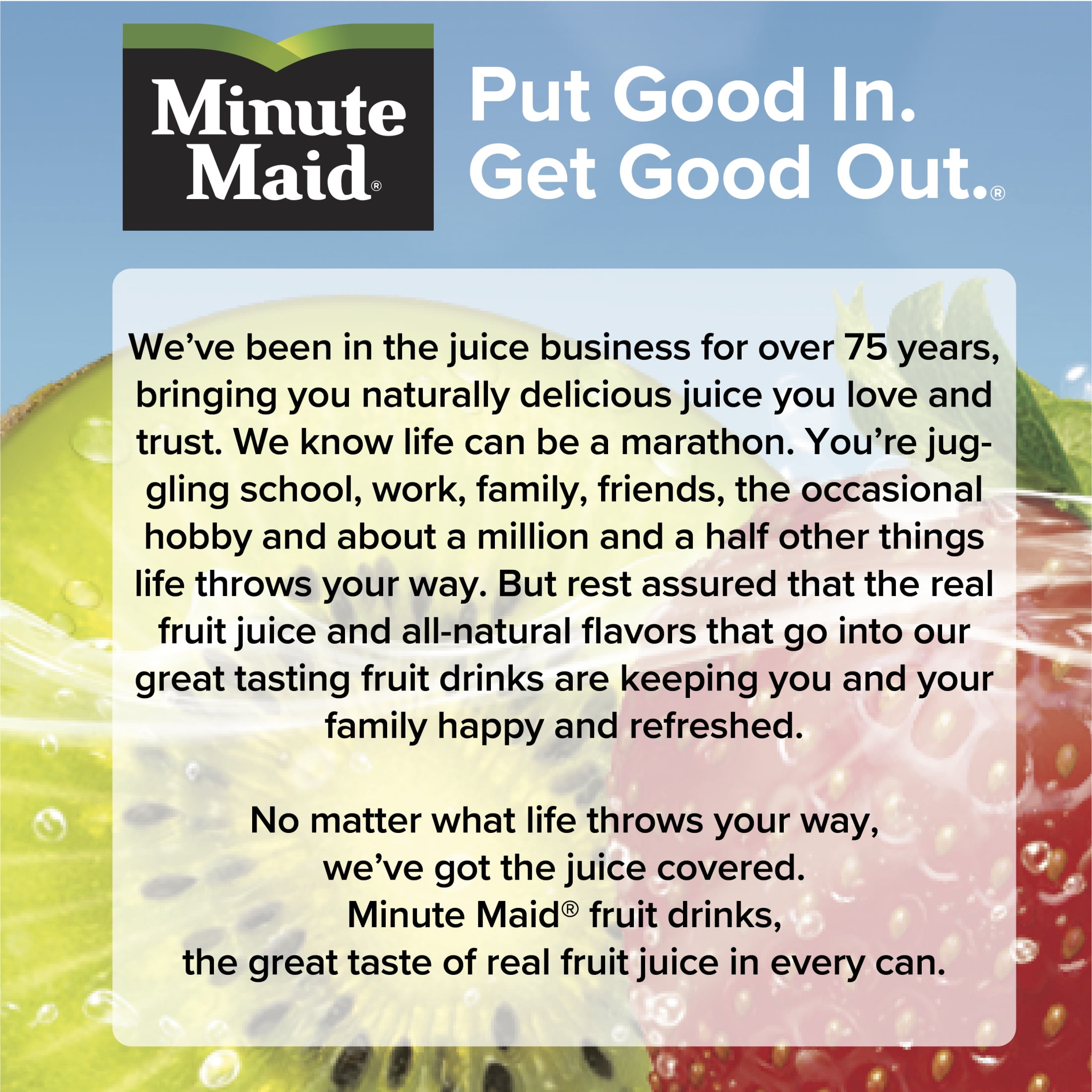 (5 pack) Minute Maid Kiwi Strawberry Juice Drink Bottle, 20 fl oz