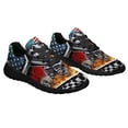 thumbnail image 6 of Sprint Car Racing American flag Shoes Sneakers Black Size 12, 6 of 7