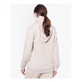 thumbnail image 3 of BAM BY BETSY & ADAM Womens Beige Stretch Zippered Pocketed With Removable Mask Long Sleeve Hoodie Top M, 3 of 5