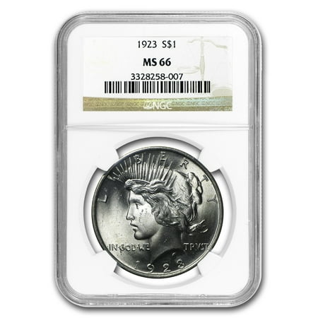 1923 Peace Dollar MS-66 NGC