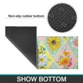 thumbnail image 6 of Pioneer Flower Floral Print Pattern Kitchen Rugs Sets Of 2,Anti Fatigue Kitchen Mat Rugs Non Slip Washable,Decorative Kitchen Floor Mats for Kitchen,Sink,Laundry,17"x30"+17"x47", 6 of 7