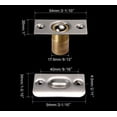 thumbnail image 2 of Mousike Closet Door Ball Catch,Stainless Steel Adjustable Ball Catch Door Hardware (2Pack), 2 of 8