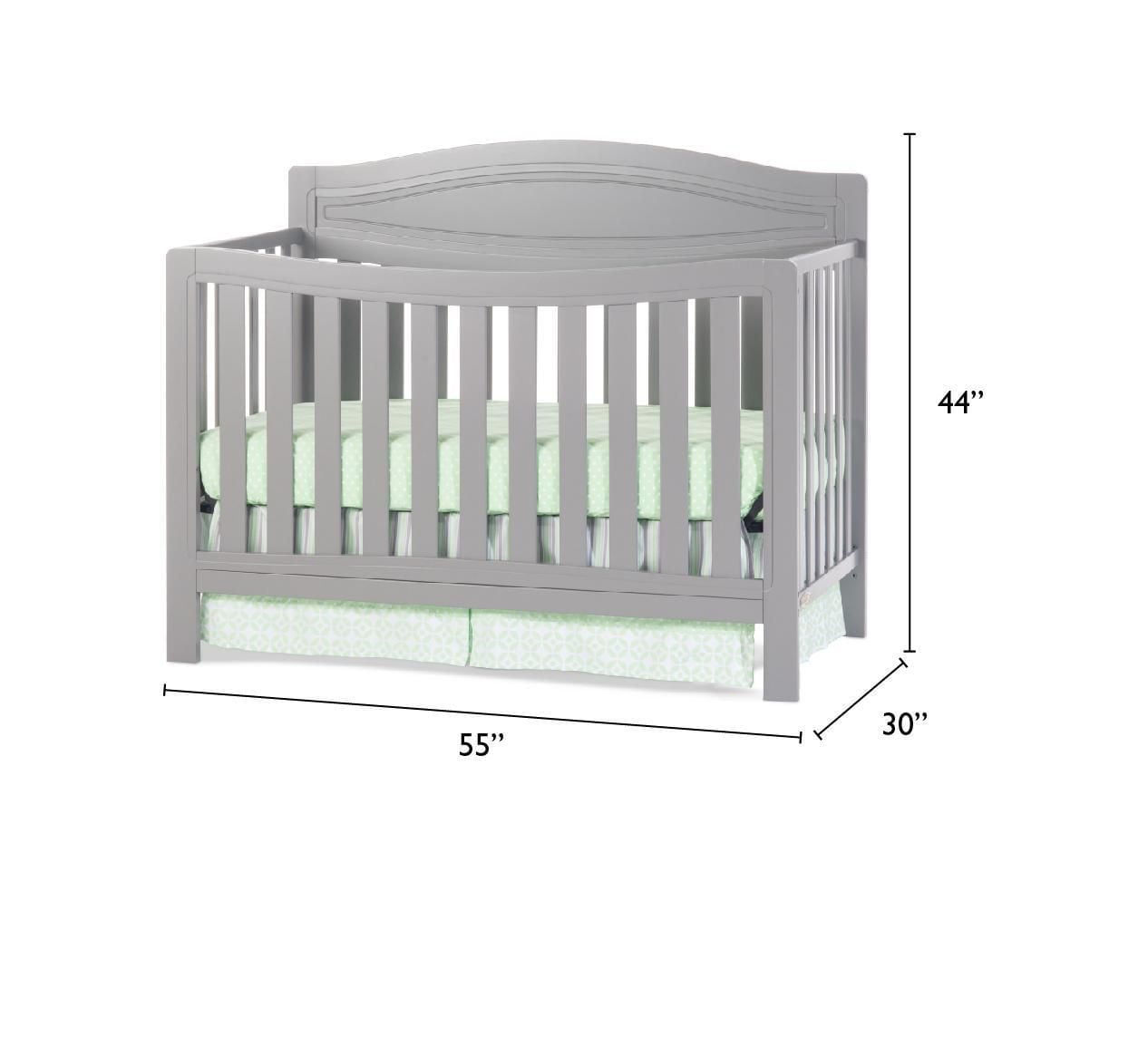 Child Craft Dresden 4-in-1 Convertible Crib, Matte