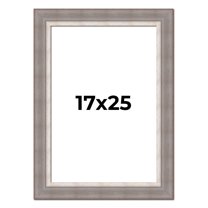 17x25 Frame Grey Real Wood Picture Frame Width 2.75 Inches | Interior Frame Depth 0.5 Inches |
