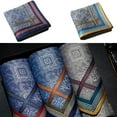 thumbnail image 2 of lixuesong Cotton Handkerchiefs Stylish Weave Men's Handkerchief Soft Cotton Handkerchief Kerchief, 2 of 3