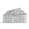 Palram - Canopia Snap & Grow 8' x 20' Polycarbonate/Aluminum Walk-In Greenhouse – Silver - with 4 Roof Vents