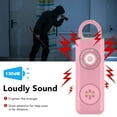 thumbnail image 3 of WSDCAM Personal Alarms 130db Emergency Self-Defense Security Alarm Keychain LED Flashlight for Women Girls Kids Elderly Explorer, Pink, 3 of 7