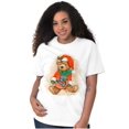 thumbnail image 5 of Cute Christmas Santa Claus Teddy Bear Women's Graphic T Shirt Tees Brisco Brands S, 5 of 5