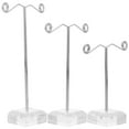 thumbnail image 4 of 3pcs Jewelry Display Stands for Retail Earring Display Holders in Acrylic, 4 of 8