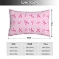 thumbnail image 2 of Balery Breast Cancer Awareness 1 Funda de Cojín Estampada, Regalos para Mujeres, Regalos de Amor para Ella, Regalos para Novia o Esposa, Funda de Almohada-20"x30", 2 of 6