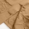 thumbnail image 4 of Women's Solid Stand Collar Frog Button Jacket, Long Sleeve Casual Fashion Regular Outerwear Coat for Winter Daily Work Home Wear Coffee S(S), 4 of 7