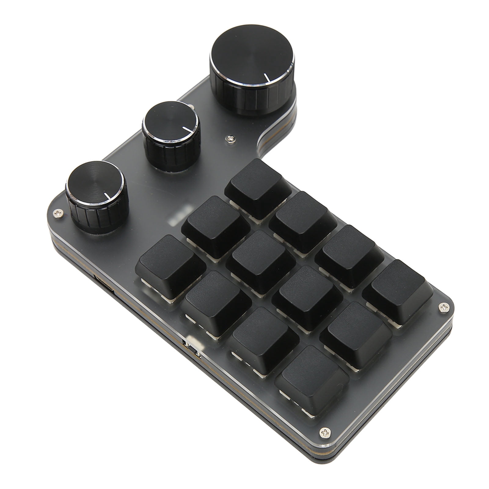 Key Keypad,12 Key 3 Knob Key Knob Mechanical Keyboard Mechanical Keyboard Breakthrough Technology
