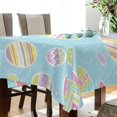 thumbnail image 4 of Coolnut Colorful Easter Eggs Fabric Square Tablecloth - Waterproof and Wrinkle-Resistant Table Cloth 54x54 Inch Table Cover for Indoor & Outdoor Dining House Decor, 4 of 7
