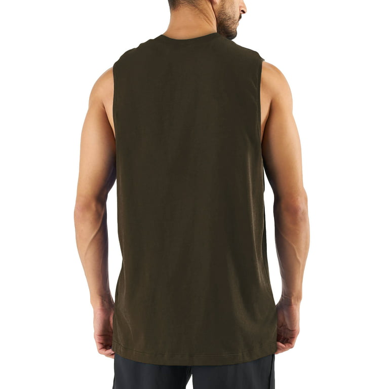 Ma Croix Mens Sleeveless Casual Muscle Tank Top Premium Cotton For