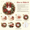 thumbnail image 6 of Christmas Pearl Diamond Art Suncatcher Kit for Adults, DIY Pearl Diamond Painting Hanging Ornament, Mixed Pearl Bead Craft, Xmas Holiday Decor Gift for Window, Tree & Wall, 6 of 7