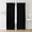 Black, variant on CUH Blackout Curtains Energy Efficient Thick Solid Drapes Panel Privacy Window Curtain Thermal Insulated Bedroom Green W:52"x H:84"