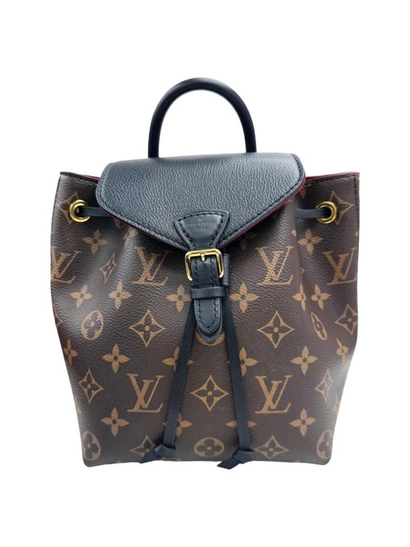 Pre-Owned LOUIS VUITTON Montsouris NMBB M45516 Monogram Leather Backpack Noir