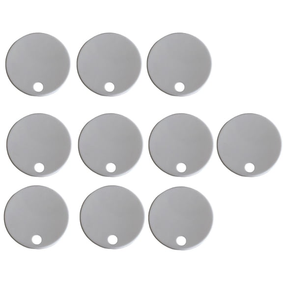 Lierteer Plastic Toilet Seat Hinge Covers Elegant White Finish for Bathroom Use 65mm