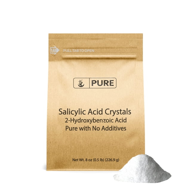 Cristales de ácido salicílico PURE 226.5 g Pure sin aditivos