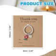 thumbnail image 2 of Uxcell Teacher Appreciation Keychain Gifts, Cute Flower Pendant Charm Keyring Purse Bag Accessories Car Ring Pendant Red, 2 of 7