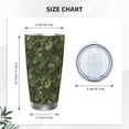 thumbnail image 4 of KLL Green Camouflage Skull Print 40oz Stainless Steel Insulated Car Cup with Spillproof Lid - Keep Your Drink Hot or Cold on the Go-Straw Two-piece Set, 4 of 8