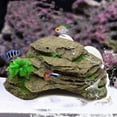 thumbnail image 4 of Fish Tank Decor Aquarium Resin Reptile Turtle Tortoise Terrace Hole Cave Rock Fish Tank Decor, 4 of 6
