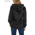 thumbnail image 6 of BadPiggies Womens Oversized Warm Fuzzy Hoodies Casual Loose Sherpa Pullover Pockets Sweatshirt Outwear (M, Black), 6 of 7