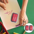 thumbnail image 3 of 2pcs Archival Ink Pad Red Stamp Pad Craft Ink Pad Stamps Partner DIY Craft Ink Pad Set Washable Safe Stamp Pads for Rubber Stamps Paper Wood Fabric, 3 of 8