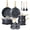 Gray 17PCS, variant on GIPP 22pcs Kitchen Cookware Sets, Ceramic Nonstick Pots and Pans Set,Dishwasher Safe Induction Cookware