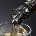 thumbnail image 1 of Botella de aleación de zinc con forma de cabeza de ciervo, rinoceronte, elefante, leopardo, león, cabeza de búfalo, tapón de vino, herramienta para barra de bebidas, accesorios para barra de discoteca, 1 of 4