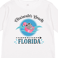 thumbnail image 4 of Inktastic Clearwater Beach Florida Trip Girls Long Sleeve Toddler T-Shirt, 4 of 5