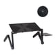 thumbnail image 2 of Mesa para computadora portátil Soporte para computadora portátil ajustable de 15 kg Soporte para computadora plegable de metal 360 °, Negro, Ventilador de enfriamiento Monstrate EL002596-03, 2 of 2