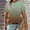 Green, variant on Short Sleeve Womens Blouses Geometric Print Vintage Crew Neck Blouse Loose Button Down Pleated Going T-Shirt L