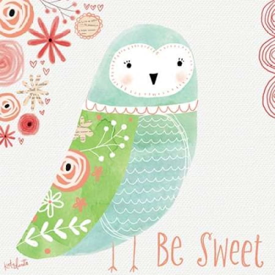 Watercolor Owl Canv