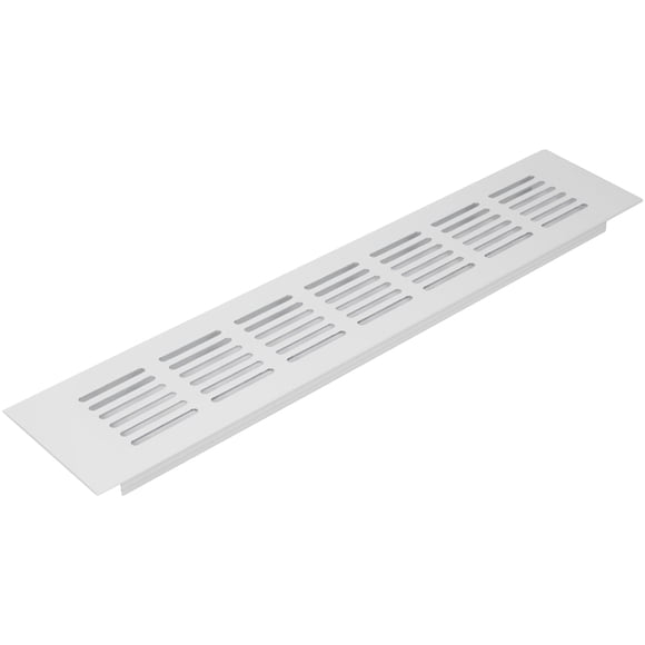 Sistemas de ventilación con rejilla de ventilación y suministro de aire, aluminio blanco